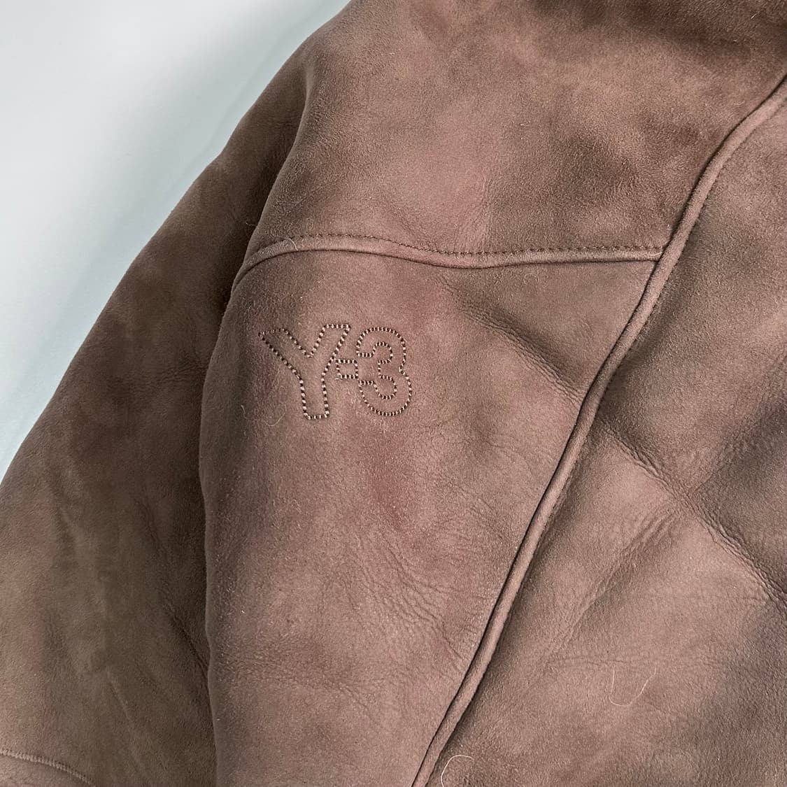 Y-3 브라운 시어링 무통 자켓 상품이미지7