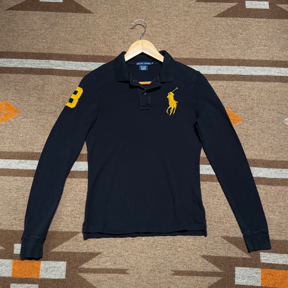 폴로랄프로렌 여성 빅포니 긴팔 카라티 M 검노 상품이미지1