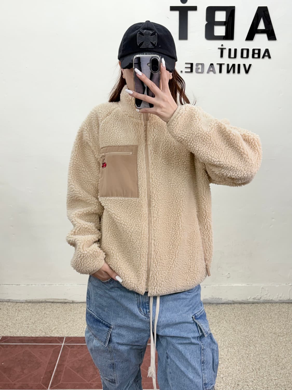 키르시 뽀글이 후리스 집업 상품이미지1