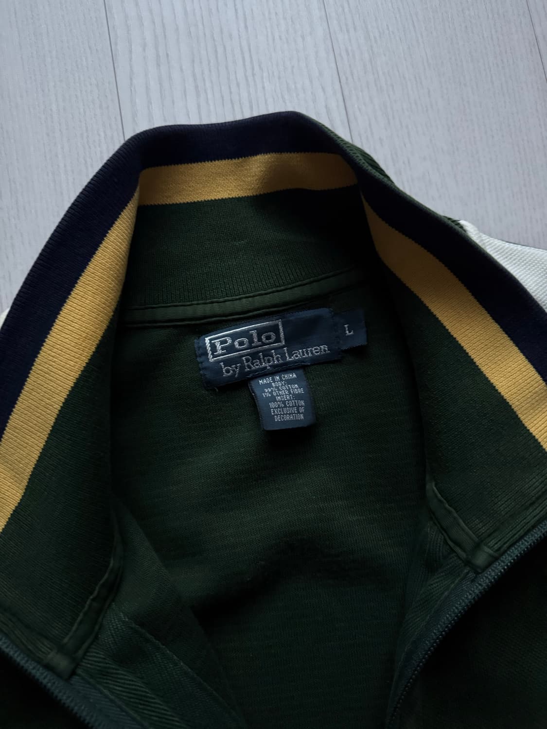 폴로 랄프로렌 빅 포니 사이드라인 그린 집업 상품이미지7