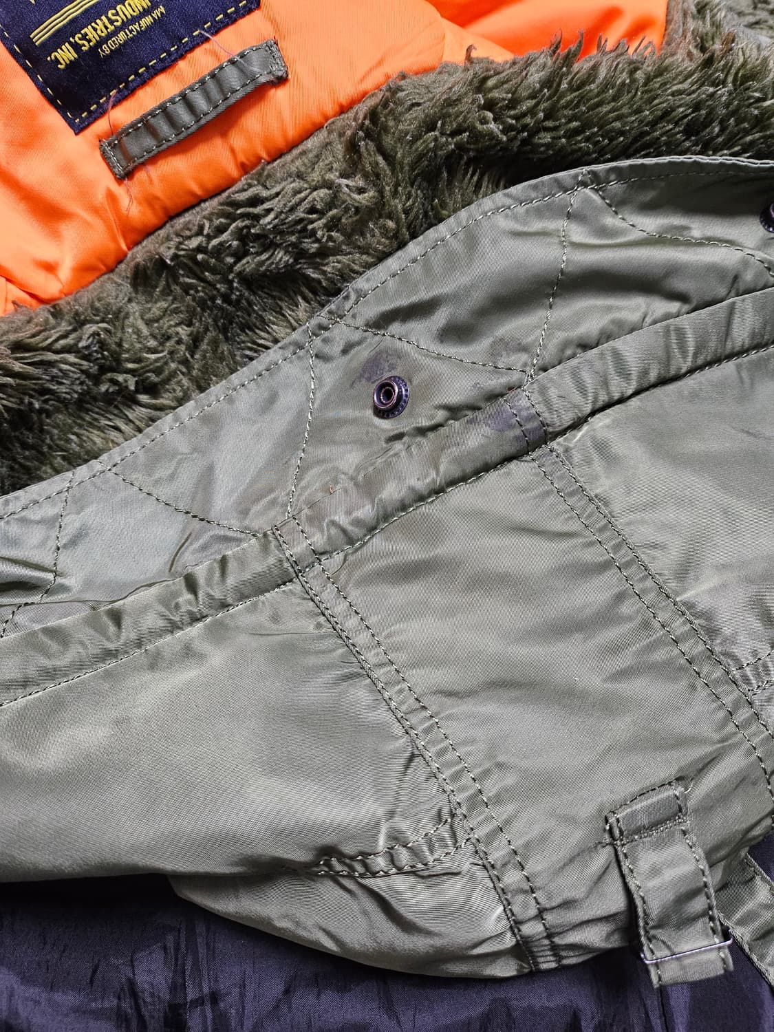 알파인더스트리 N3B 카키 항공 패딩  상품이미지10