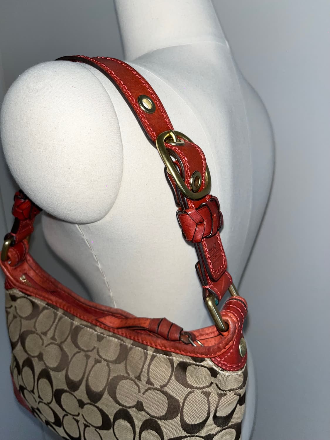 90ss Coach Red Shoulder bag 상품이미지6