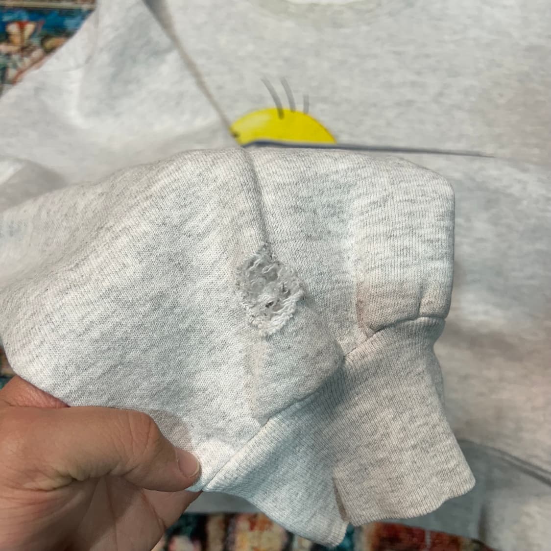 [XL] 90s 워너브로스 made in usa 트위티 스웻셔츠 상품이미지7