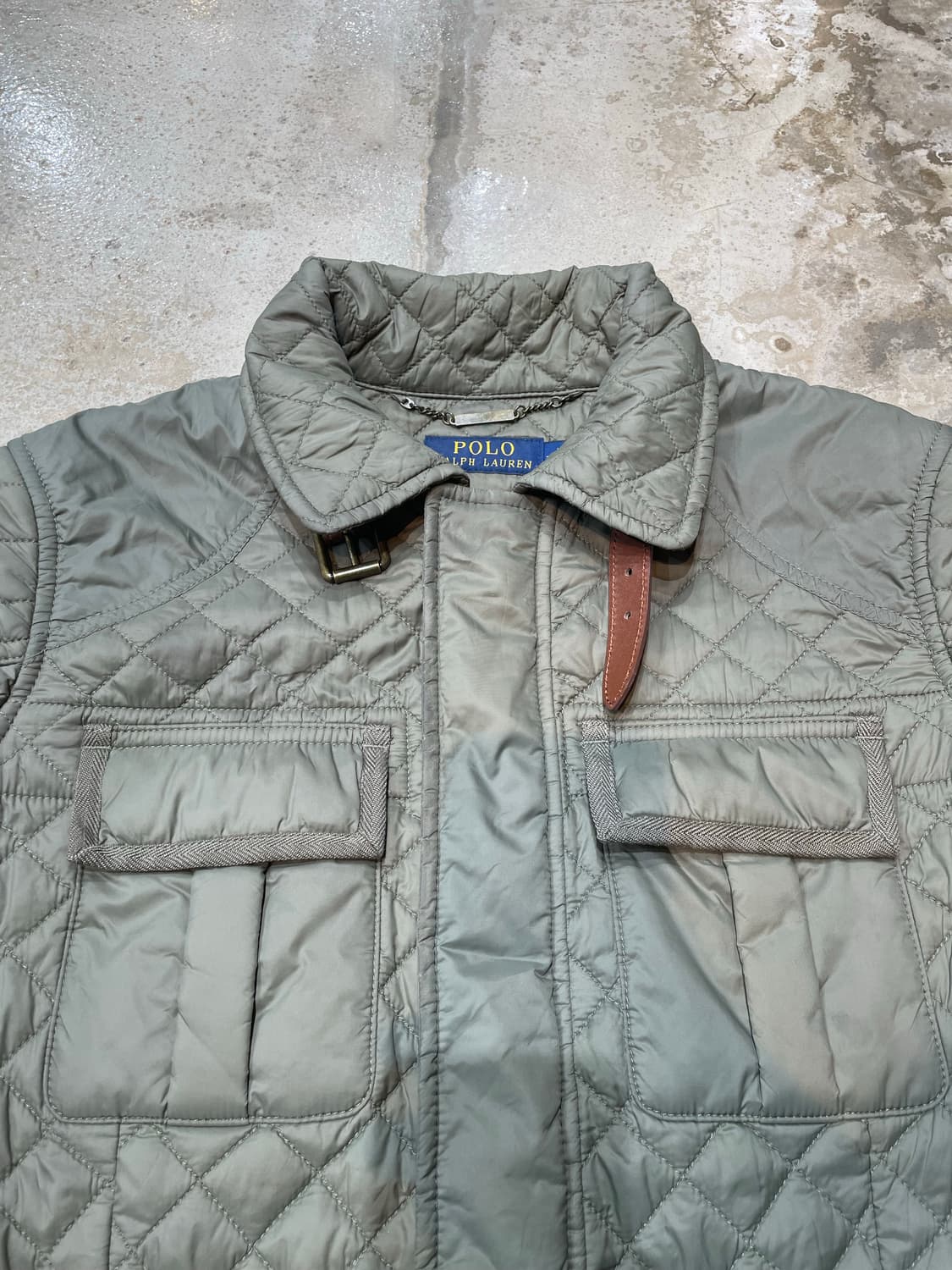 폴로랄프로렌 헤리티지 필드 점퍼 (세이지 카키) 상품이미지2