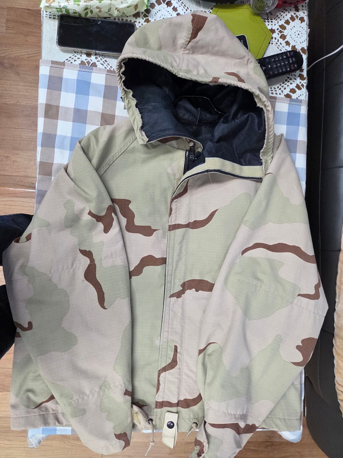 가슴105~115)미군 화생방 보호자켓 사막3색 상품이미지1