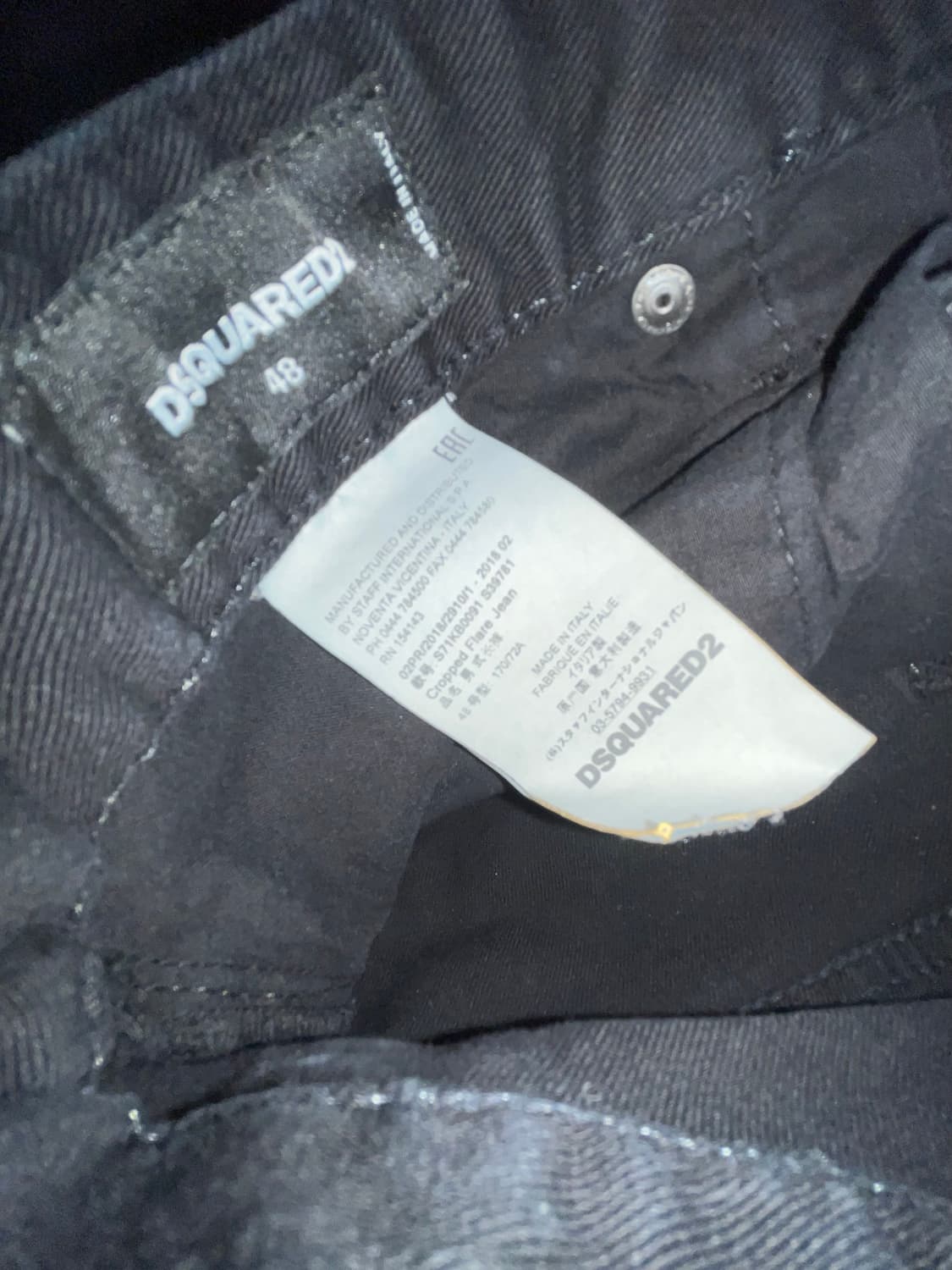 18ss Black Bull Cropped Flare Jeans 상품이미지5