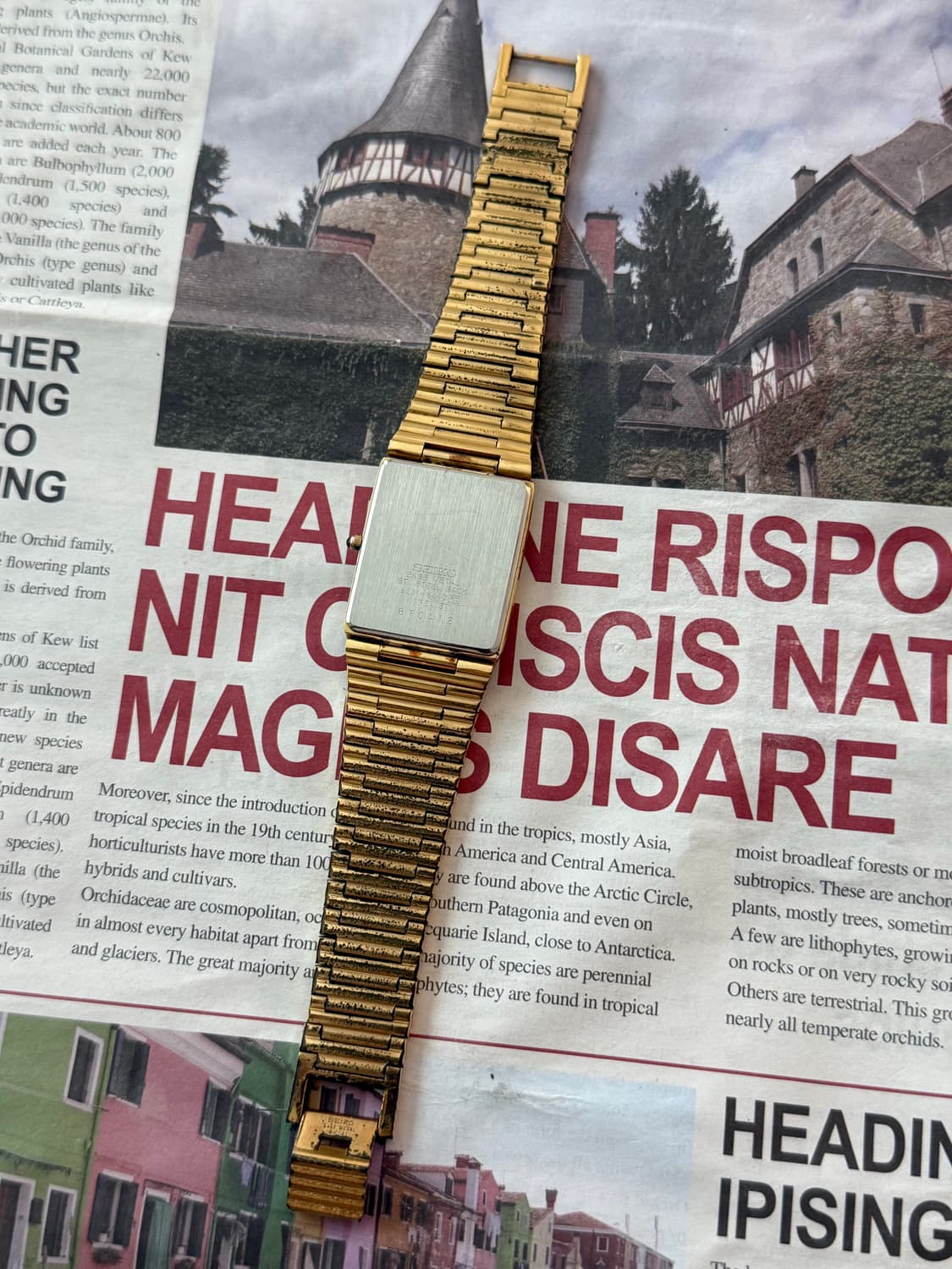 Seiko 세이코 Dolce Gold Square 상품이미지5