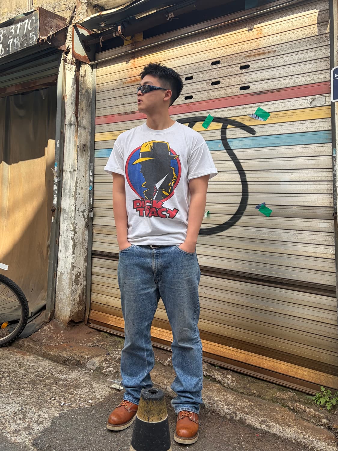 90’s Dick Tracy movie promo print T-sh 상품이미지2