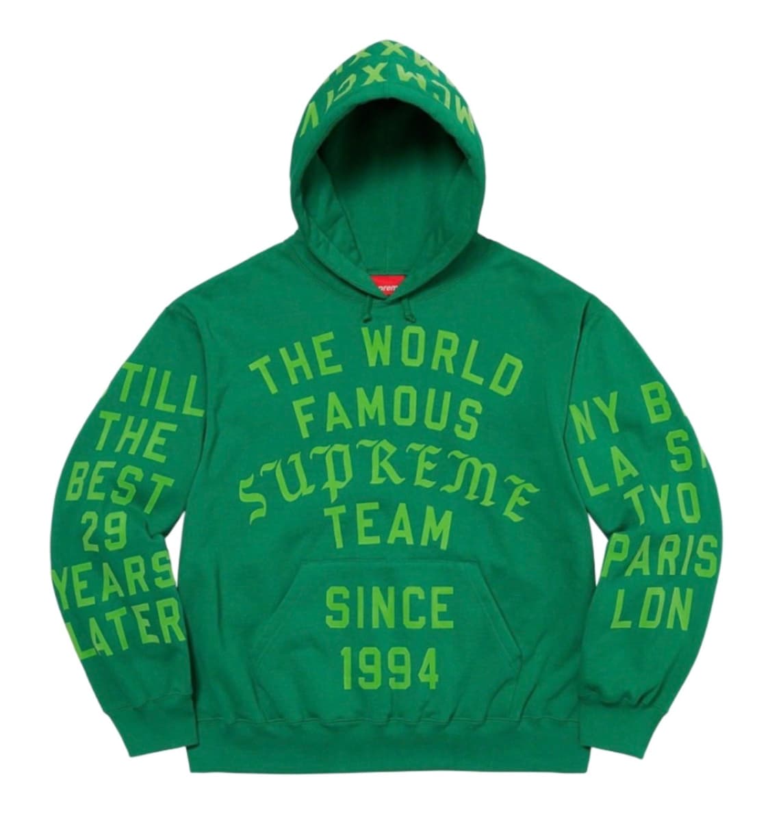 슈프림 팀 플록 후드 스웨트셔츠 23SS 상품이미지1