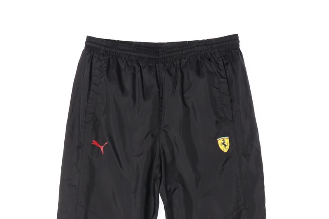 PUMA 페라리 모터스포츠 블랙 우븐 트랙 팬츠 XL 상품이미지3