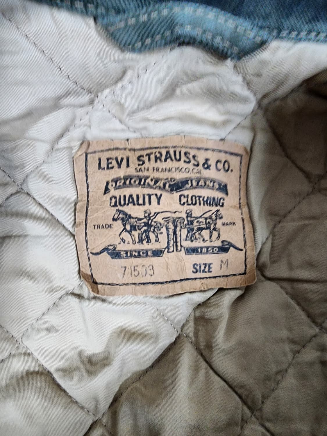 90's 리바이스 71503 타이다이 자켓 상품이미지3