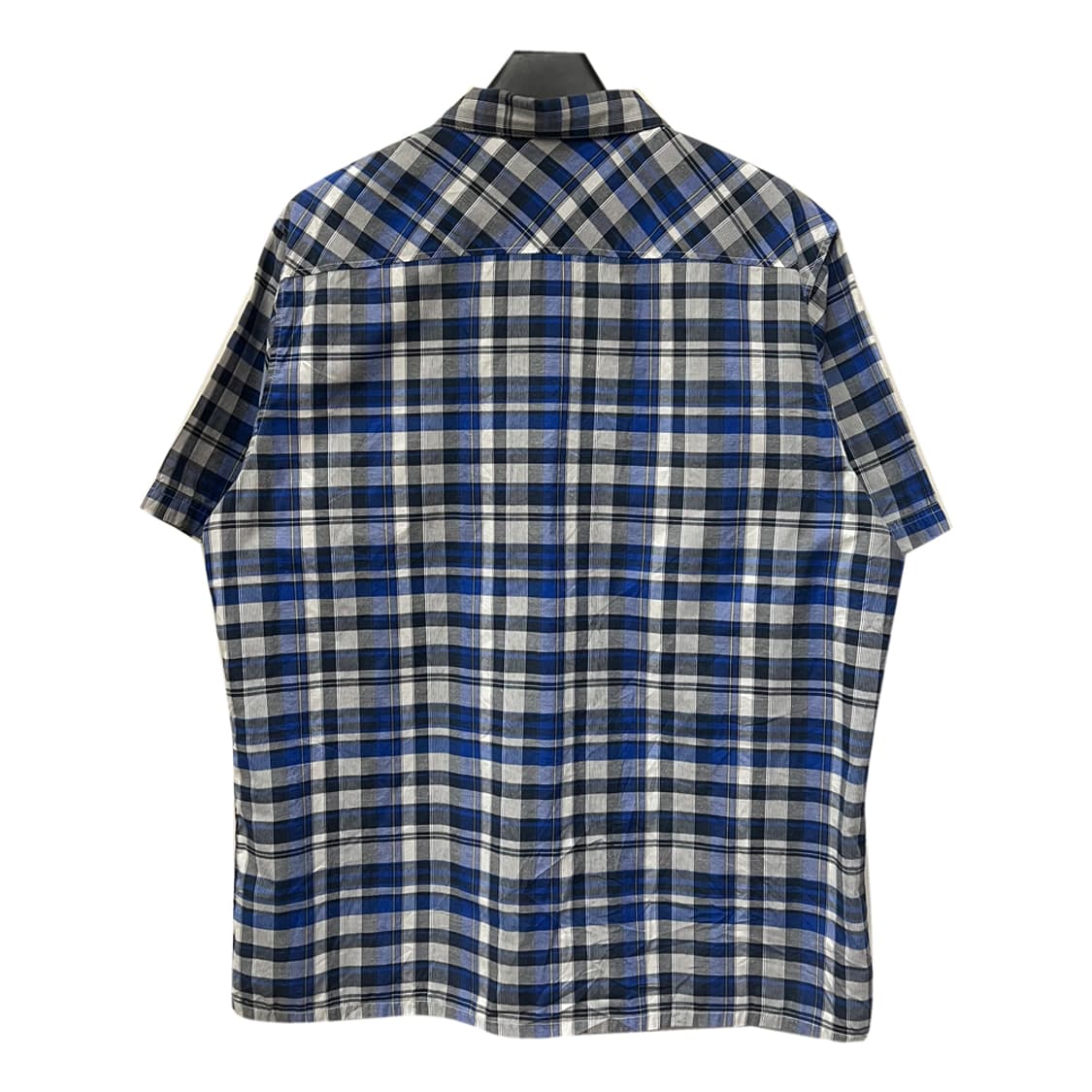 디키즈 워크 버튼다운 체크 반팔 셔츠 XL 상품이미지2