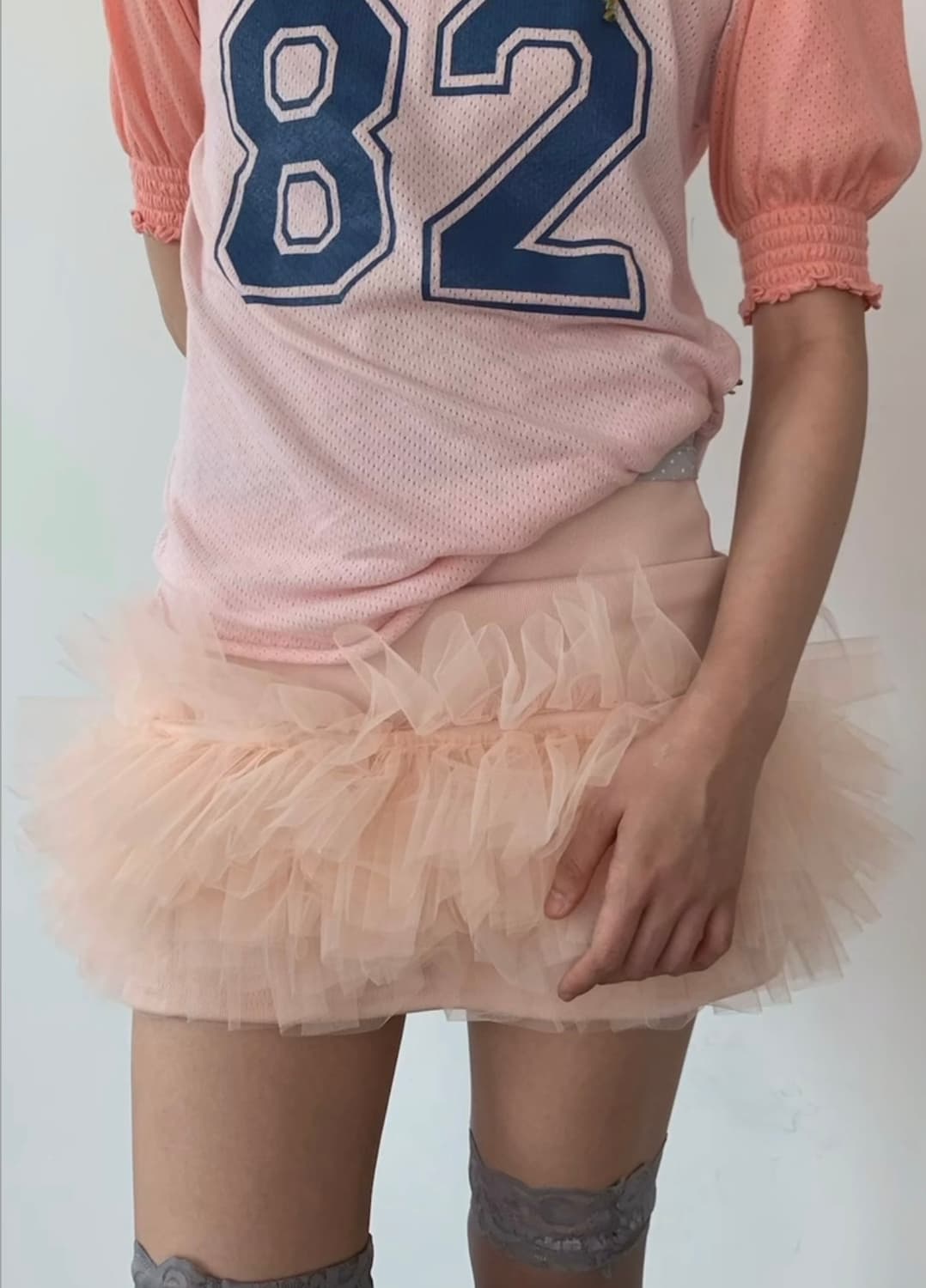 샵페어리 볼륨 튤 스커트 화이트 상품이미지2