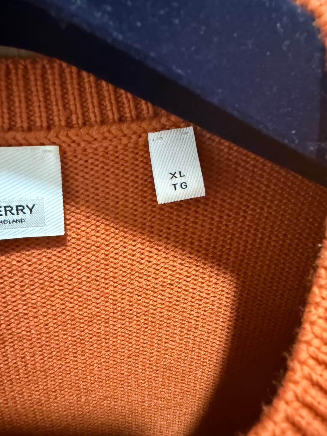 버버리 도그 오렌지 니트 상품이미지2