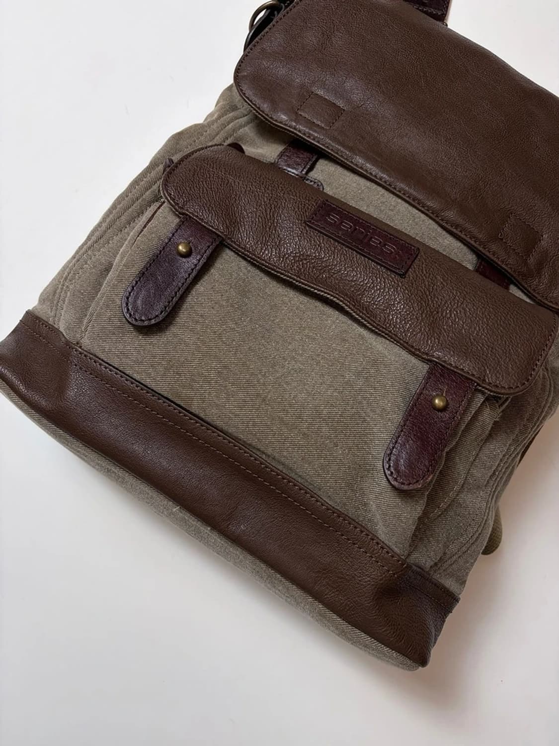 시리즈 아메카지 빈티지드 캔버스 백팩 Q1541 상품이미지3