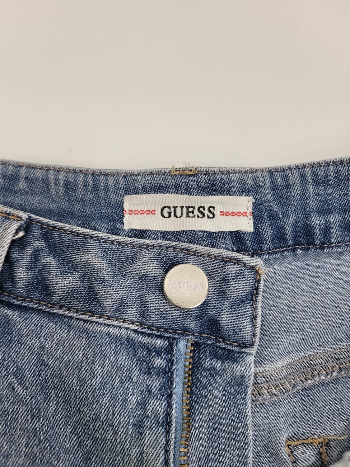 GUESS 24SS 와이드 데님 청바지 / 여 73 (29) 연청 워싱  상품이미지7