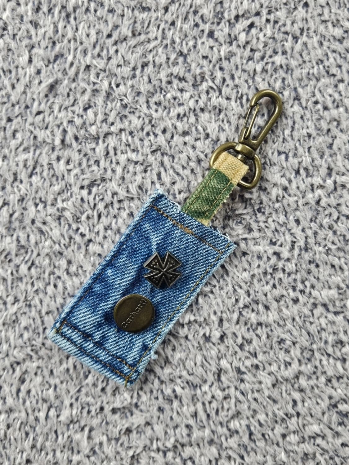 칼하트 버튼 핸드메이드 커스텀 카라비너 키링 ( OS ) / 10892 상품이미지2