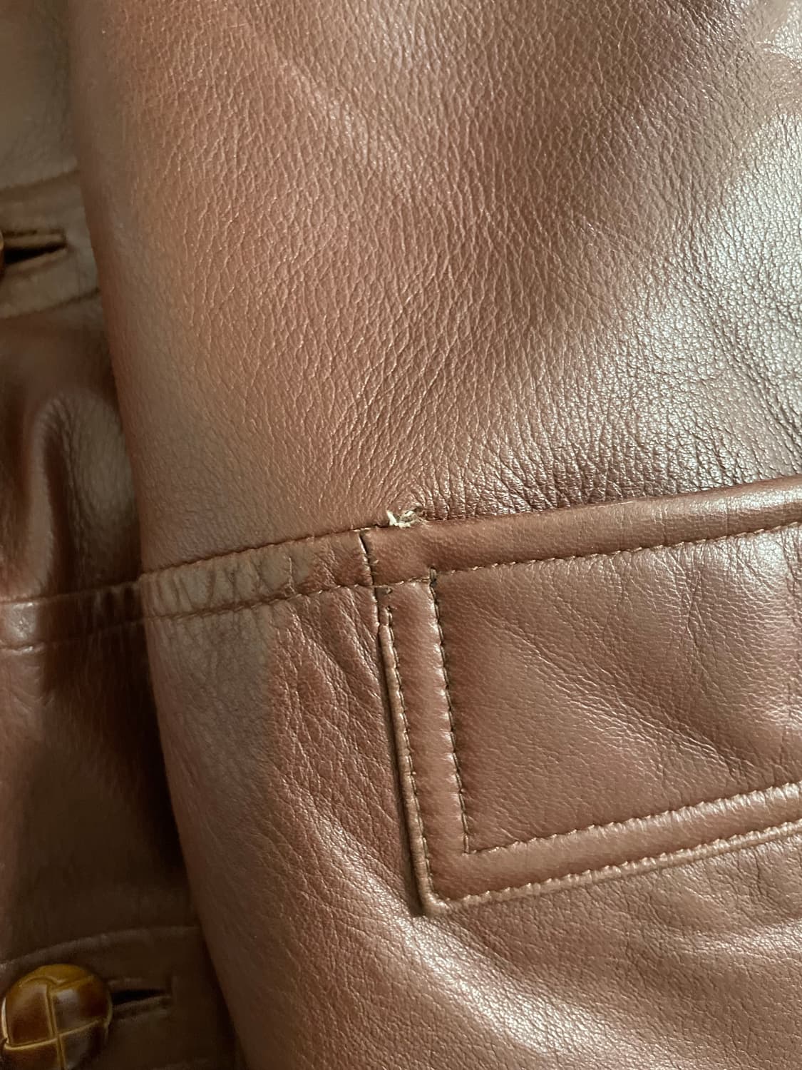 vintage men's sheepskin coat 상품이미지9