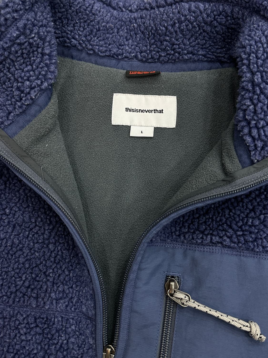 디스이즈네버댓 뽀글이 집업 상품이미지4