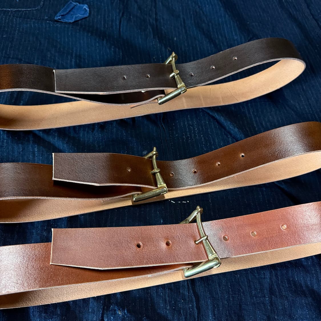 키앙크 카우 베지터블 레더 퀵 릴리즈 벨트 [3Color] 상품이미지2