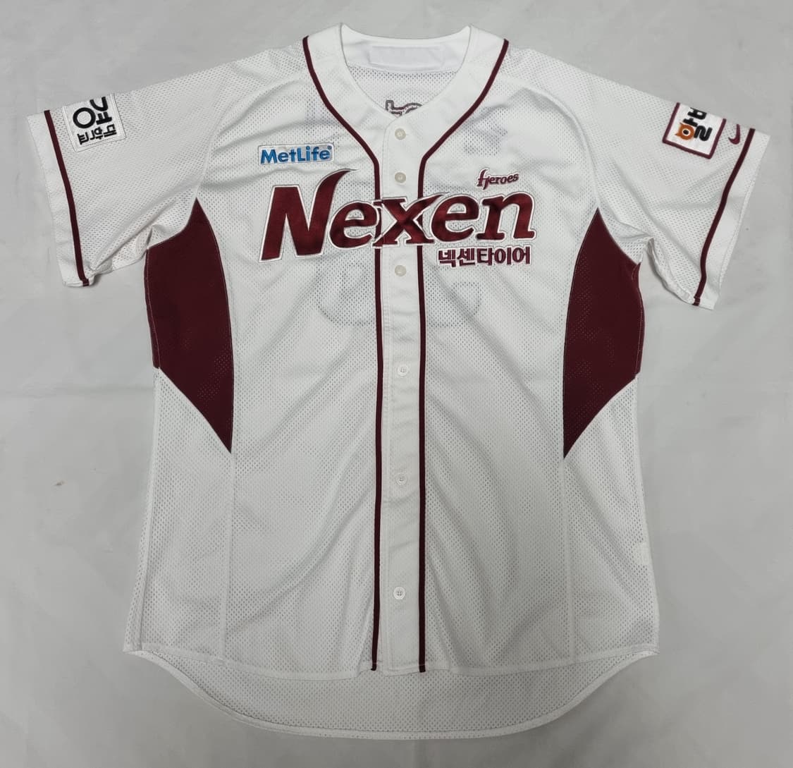 넥센 히어로즈 홈 김영민 실착 유니폼 팝니다  상품이미지1