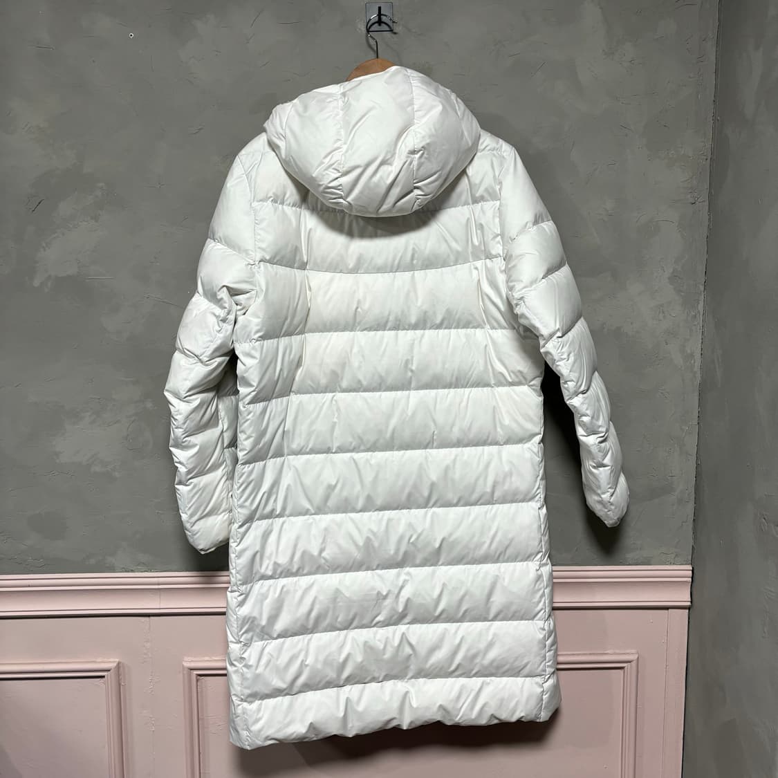 나이키 스우시 구스다운 롱패딩 화이트 상품이미지4