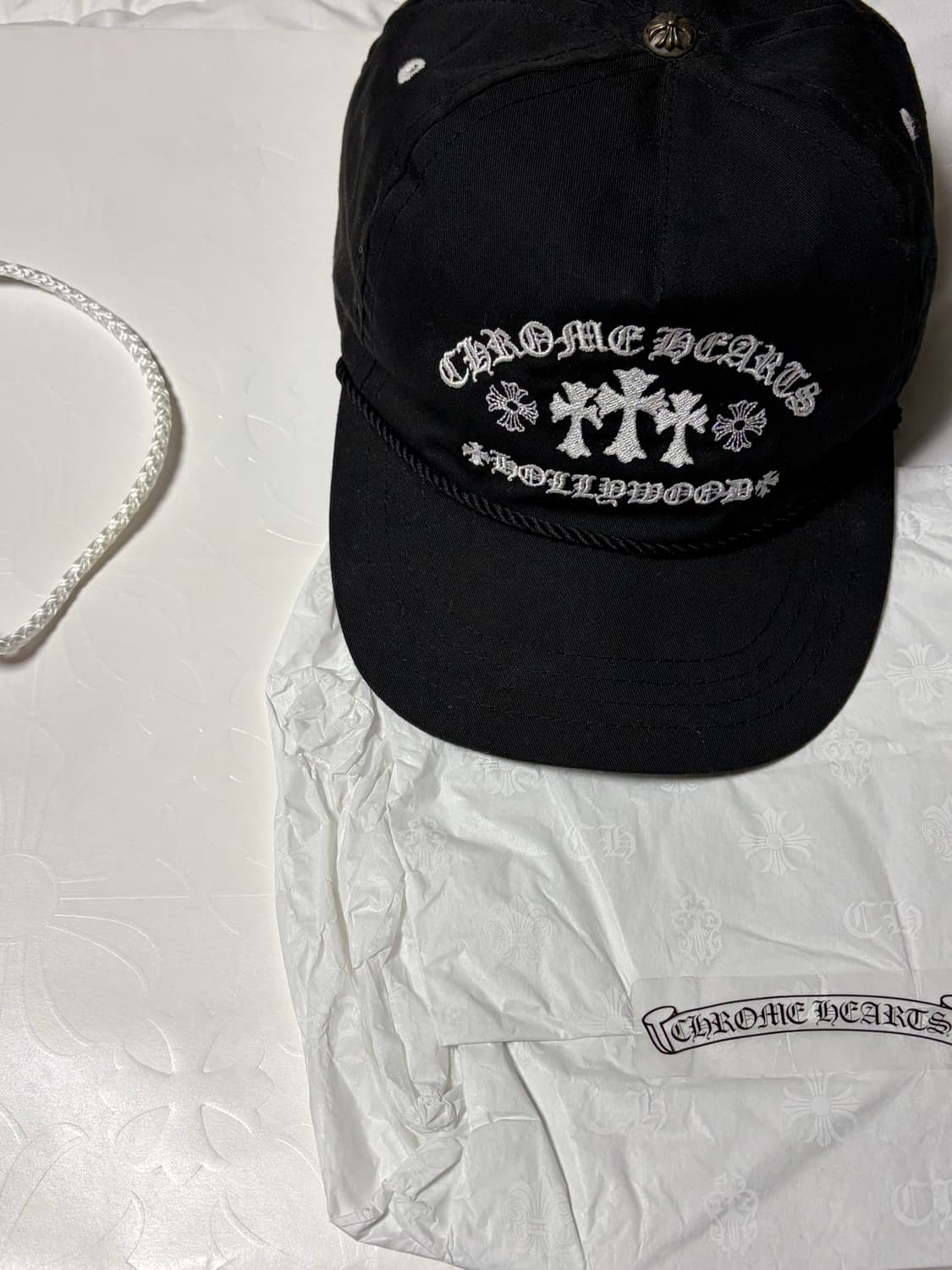 크롬하츠 가스스테이션 블랙 볼캡 상품이미지1