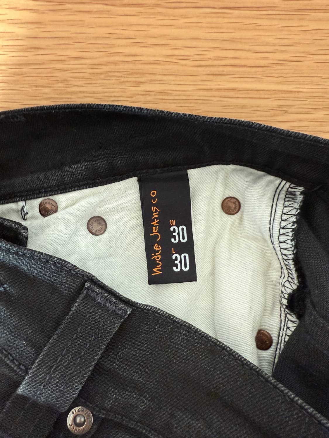 누디진(Nudie Jeans) 씬핀 블랙링 상품이미지8