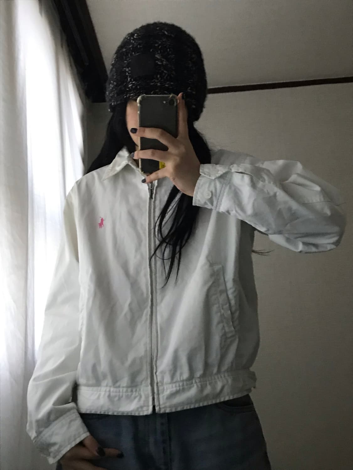 폴로 화이트 핑크포니 블루종 상품이미지7