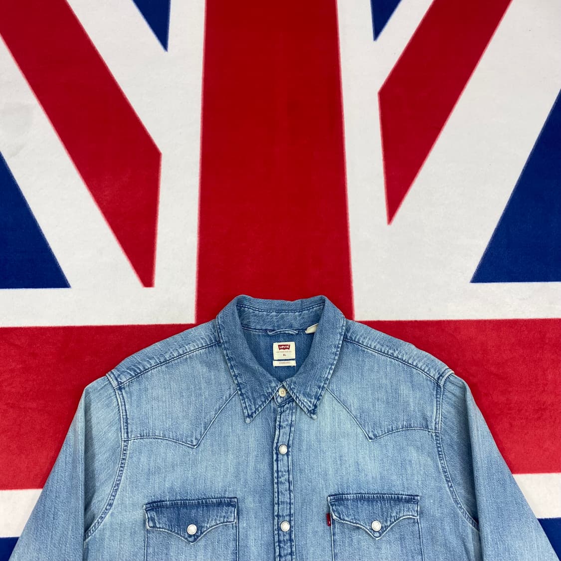 리바이스 웨스턴 데님셔츠 XL 상품이미지3