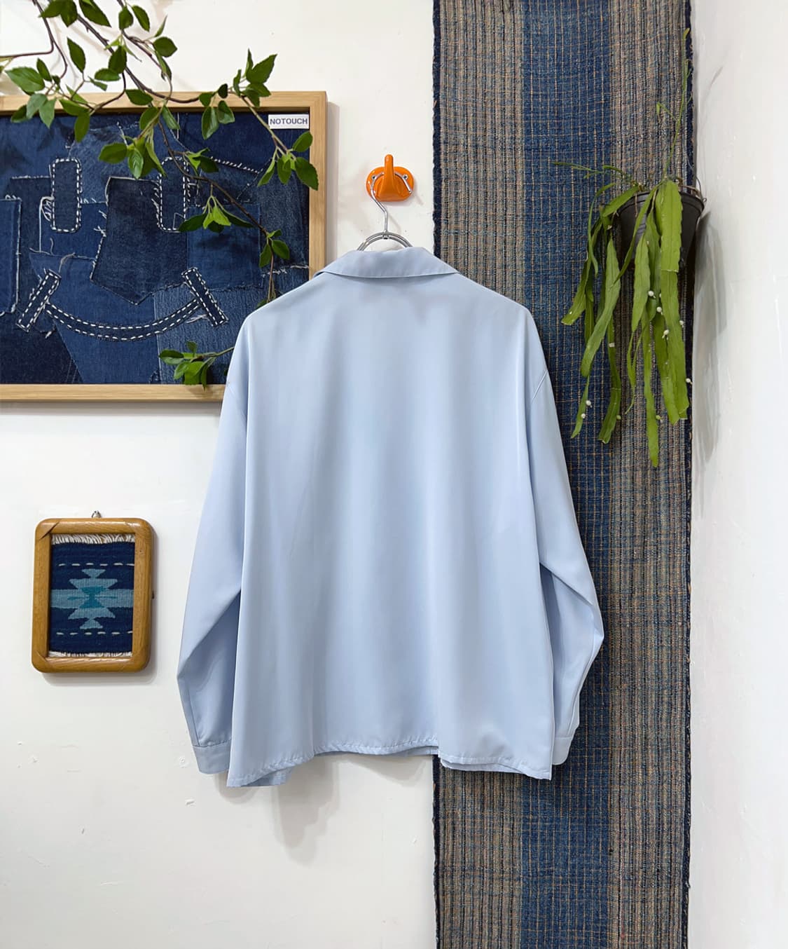 👧🏻EXNY   Light Blue Poly Shirt 상품이미지2