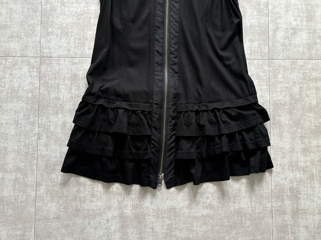 hooded ruffle zip dress 상품이미지5