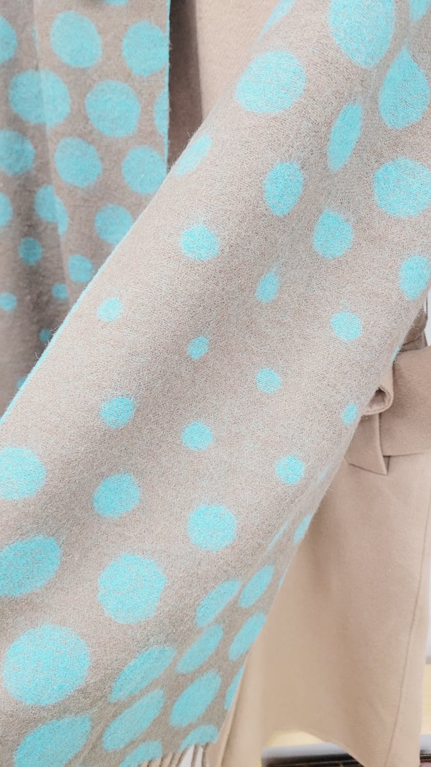 SJSJ 도트 순모 스카프 상품이미지3