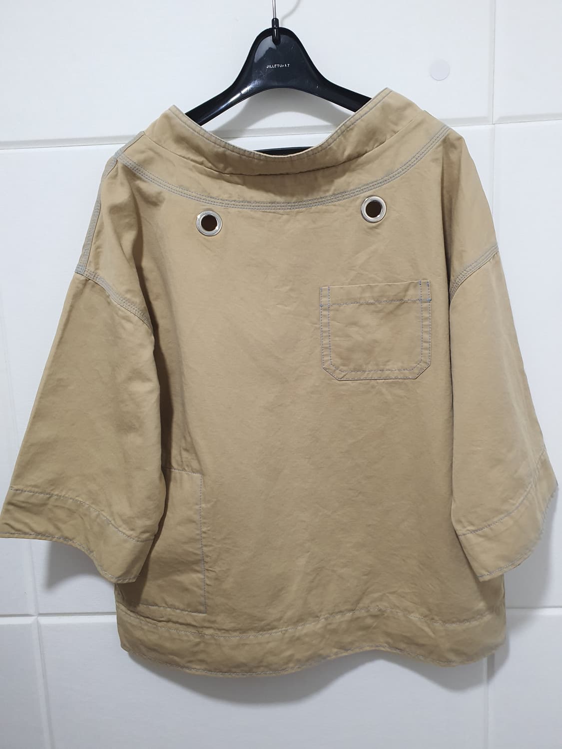 마르니 MARNI 카멜 아일렛 포켓 탑 사이즈 40 상품이미지2