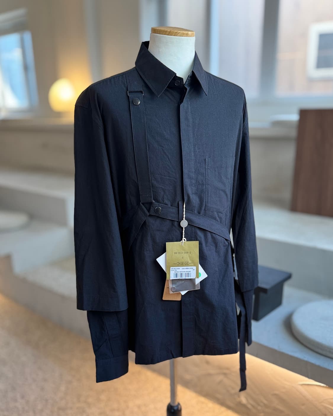 요지 야마모토 뿌르 옴므 본디지 셔츠 16aw 런웨이피스 상품이미지1