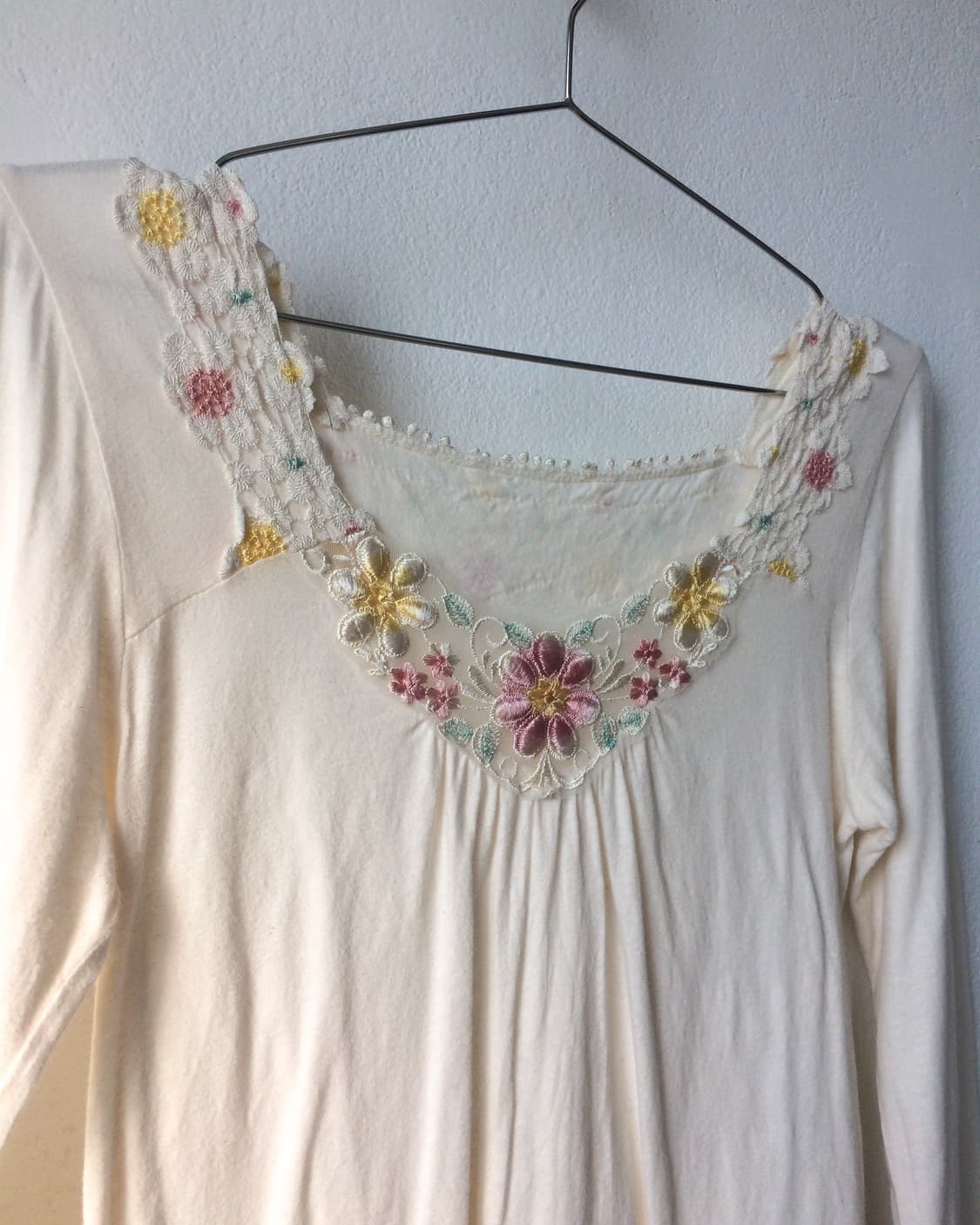 Flower lace trimming sleeve 상품이미지3