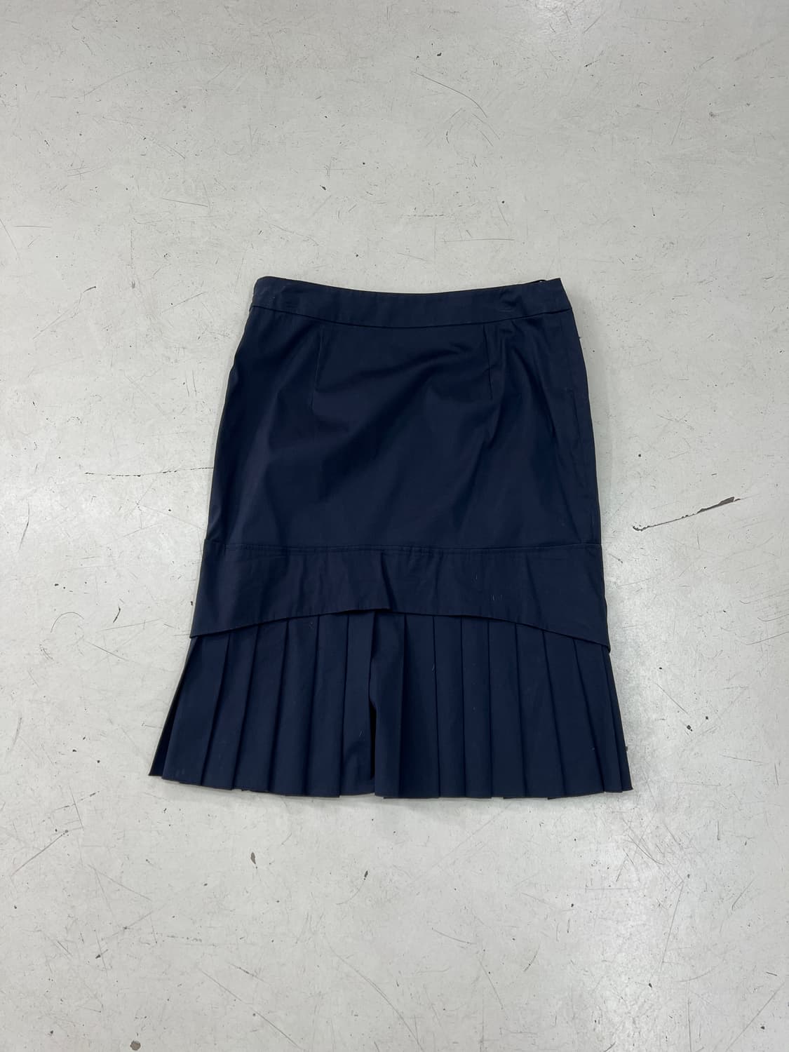 프라다 레이어링 플리츠 스커트 상품이미지5