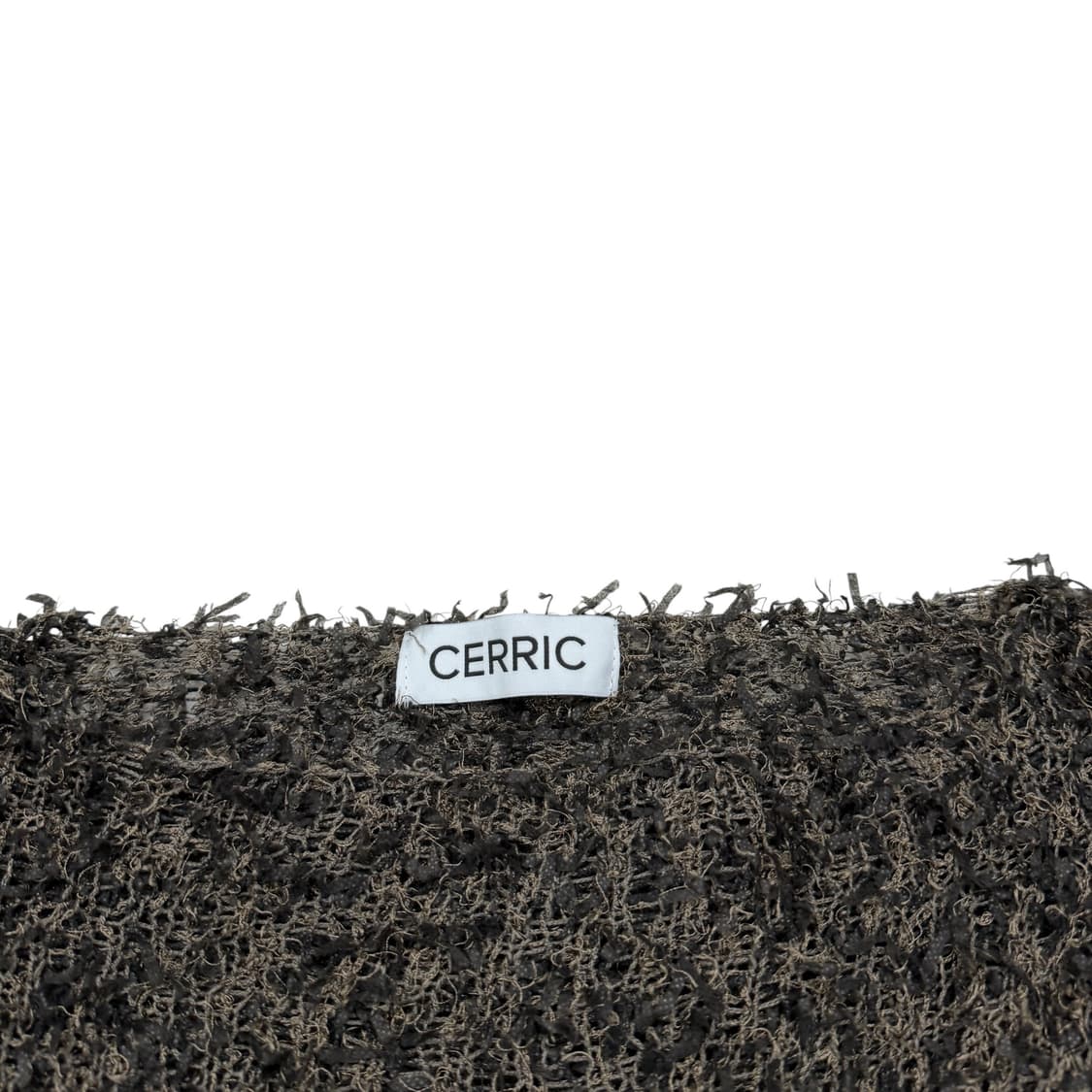 세릭 프린지 드롭 니트 브라운 상품이미지2