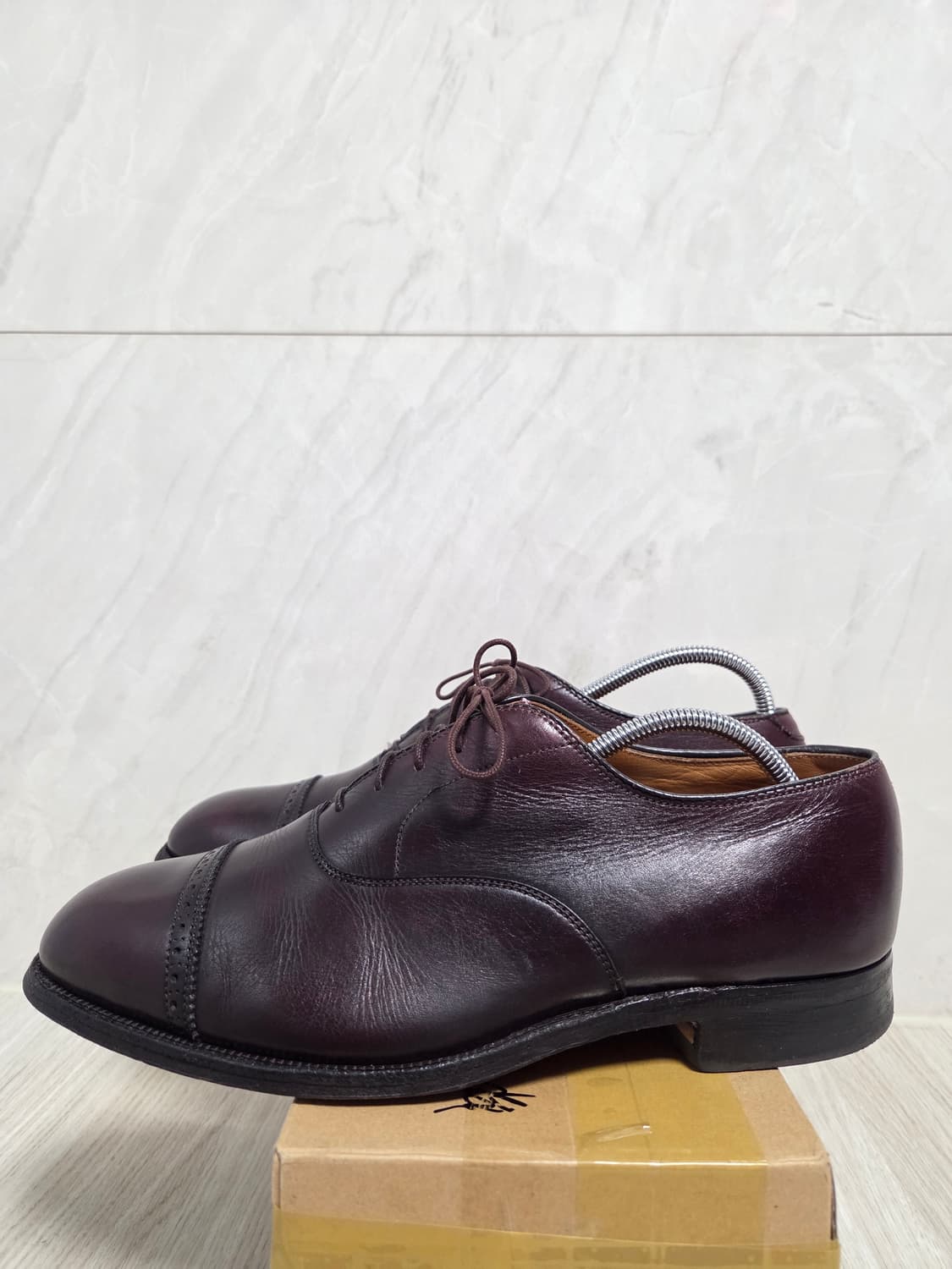 알든 905 버건디 캡토슈즈 (8) 265mm 상품이미지3