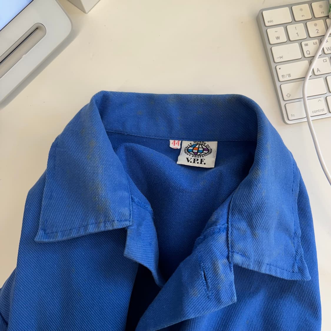 70s 빈티지 프렌치 워크 자켓 (M) 상품이미지6