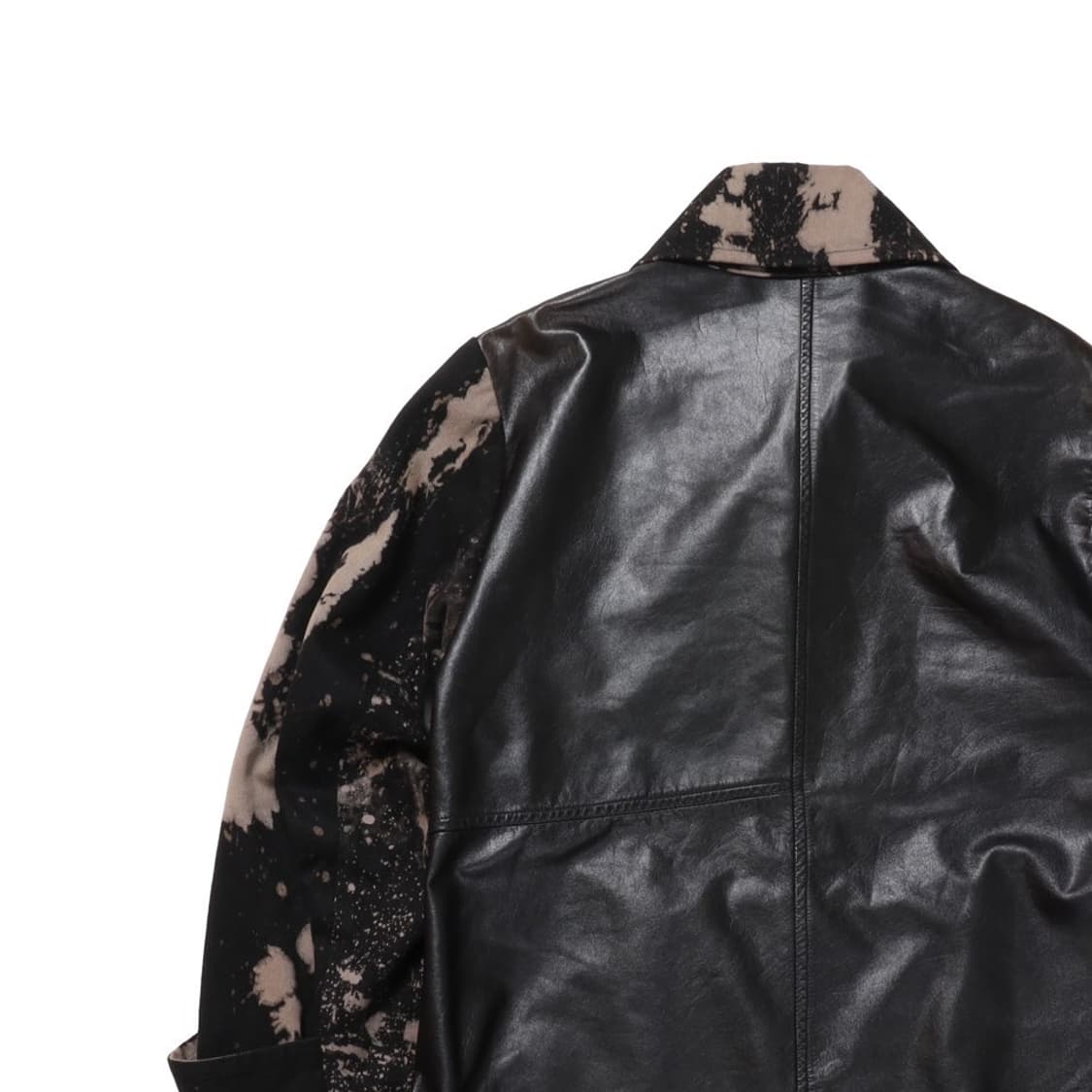 Takahashi 98AW Bleach Leather Jacket 상품이미지5