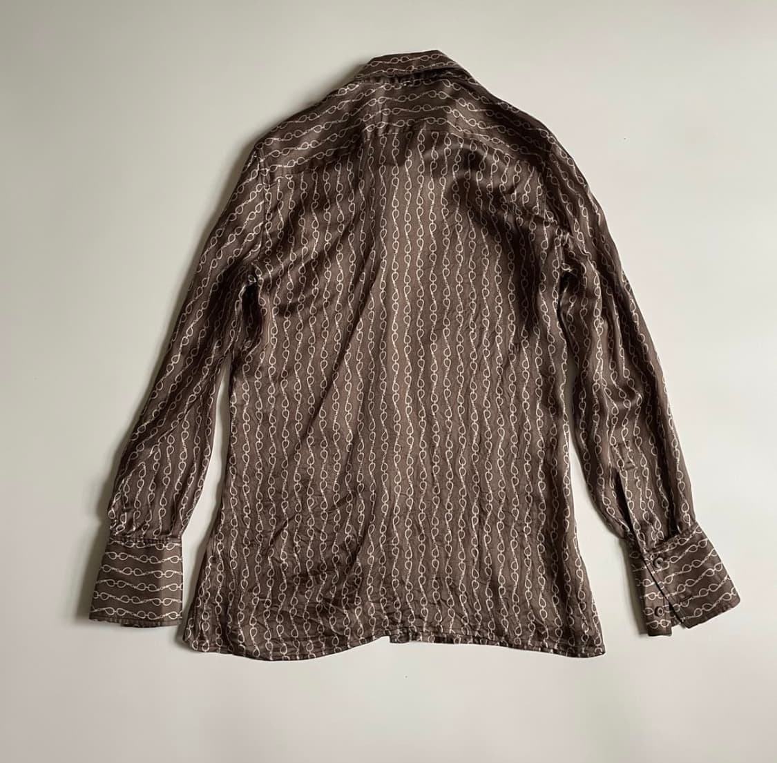 구찌 체인 모티프 실크 셔츠 (블라우스) 상품이미지2