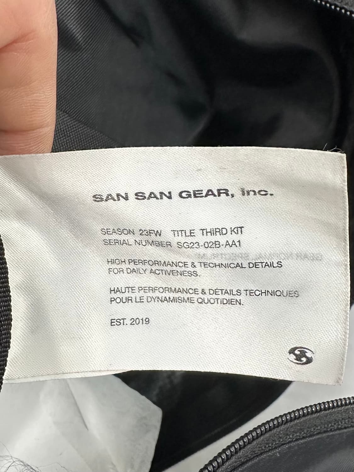 🔥산산기어 23FW 백팩 블랙 🔥 상품이미지4