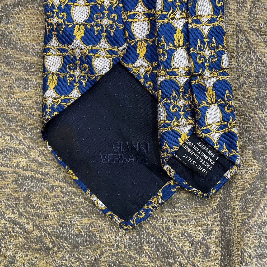 VERSACE 베르사체 실크 패턴 넥타이 하이엔드 명품 타이 상품이미지4