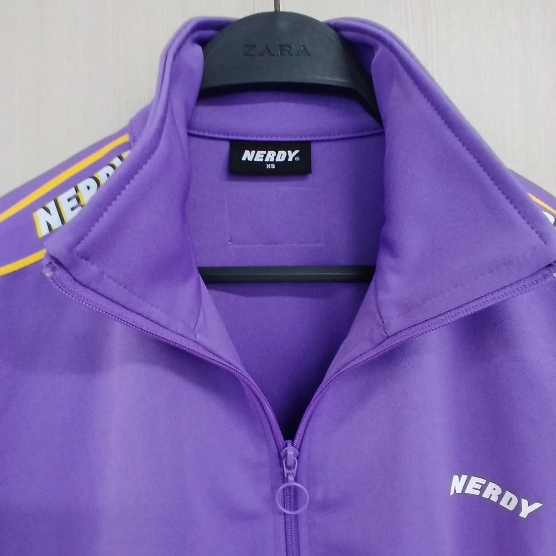 널디 NERDY 보라색 트레이닝복 세트 상품이미지3