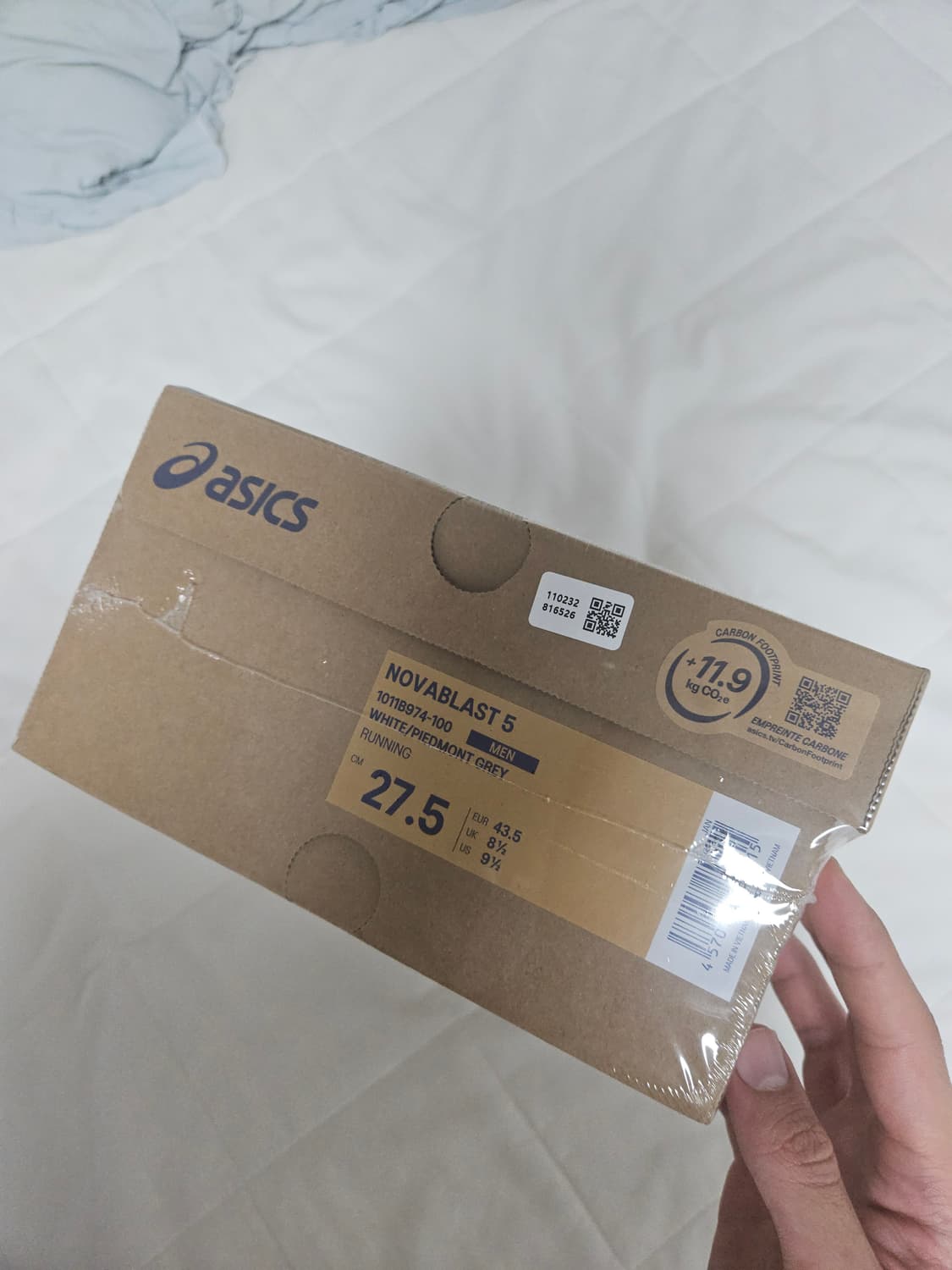 아식스 노바블라스트 5 화이트 피그문트 275 상품이미지1