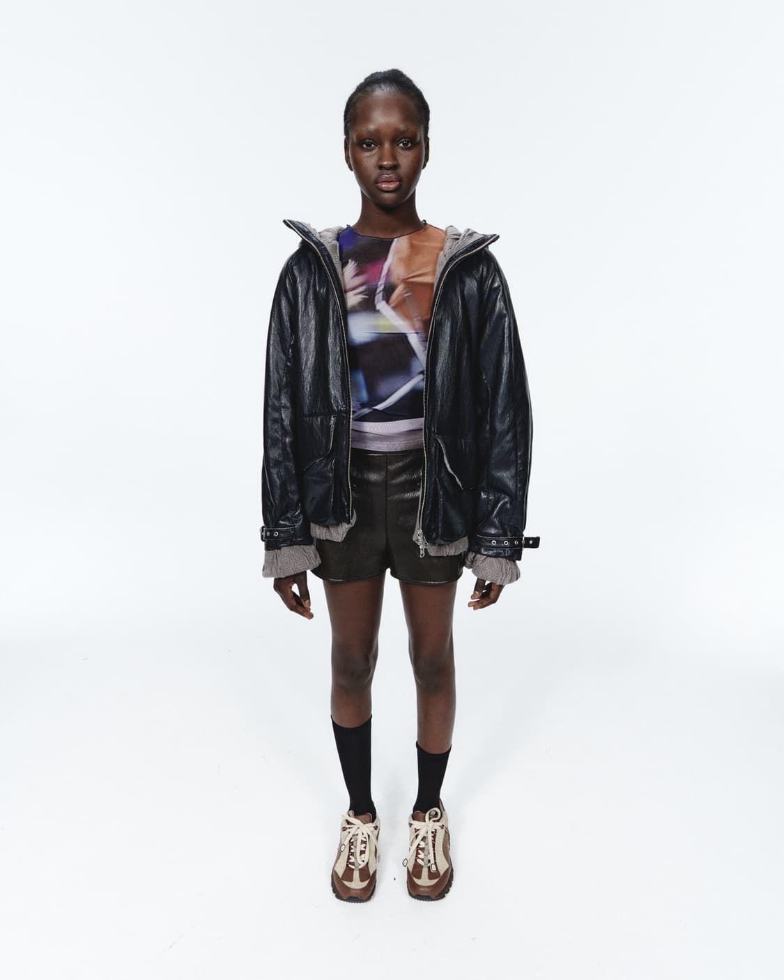 후디드 봄버 자켓 상품이미지2