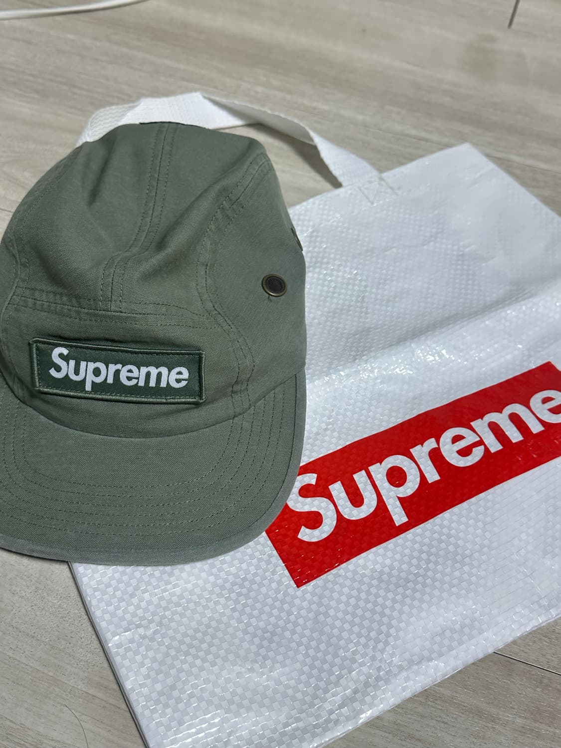 Supreme Military Camp Cap Olive - 25SS 상품이미지1
