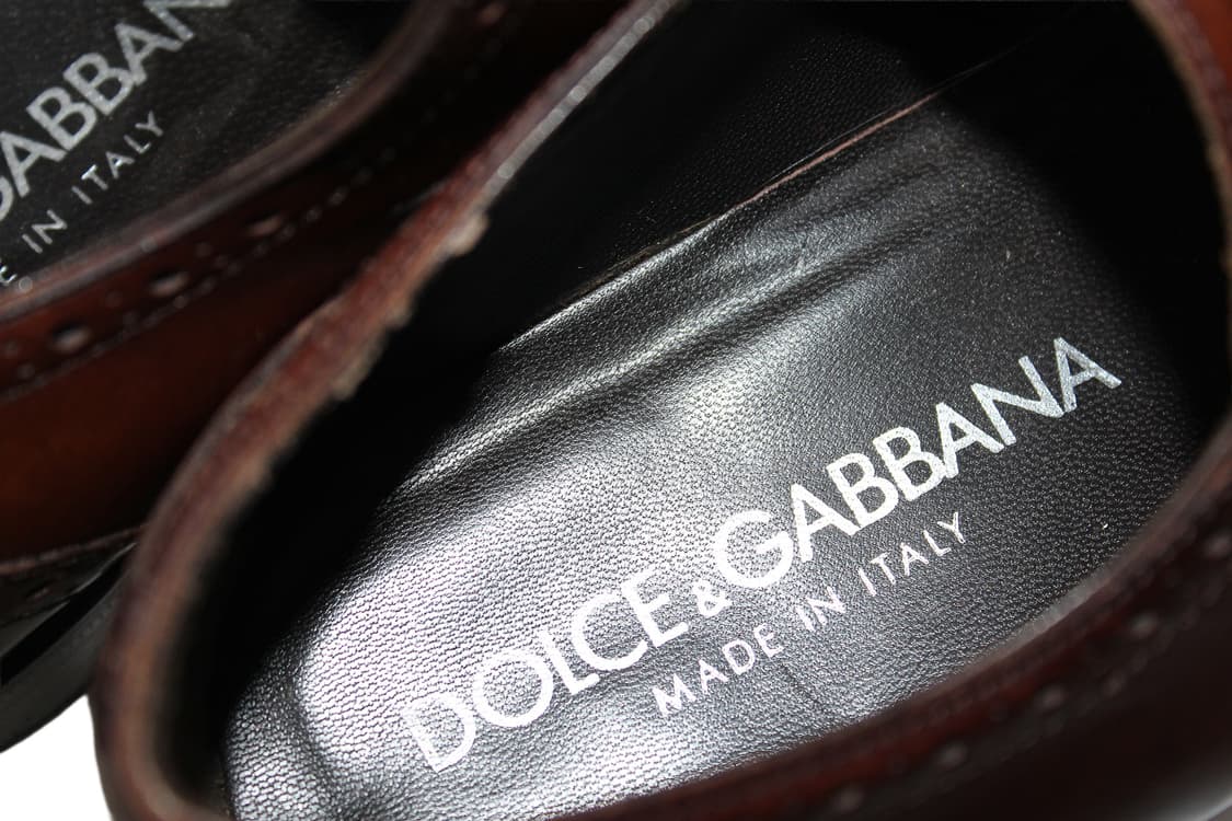 Dolce & Gabbana 돌체앤가바나 스틸레토 브로그 슈즈 상품이미지8