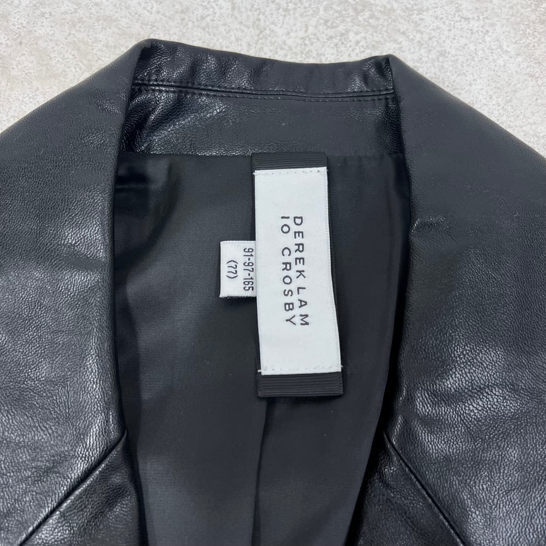 데렉 램 10 크로스비 레더 롱 자켓 상품이미지4